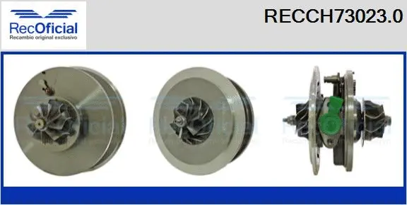 Groupe carter, turbocompresseur RECOFICIAL RECCH73023.0