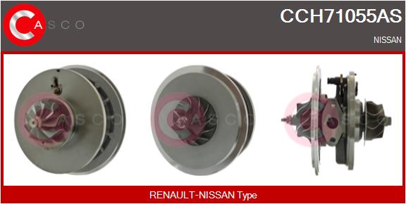 Groupe carter, turbocompresseur CASCO CCH71055AS