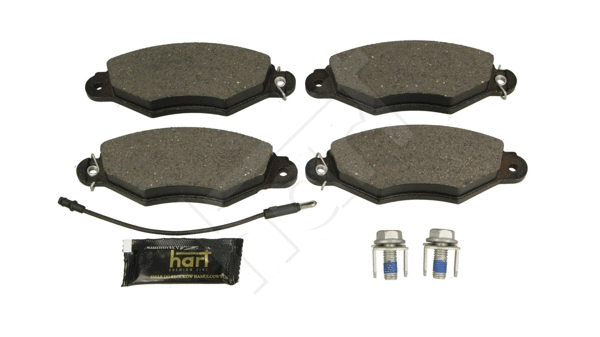 Kit de plaquettes de frein, frein à disque HART 252 319