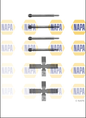 Kit d'accessoires, plaquette de frein à disque NAPA NFK1357
