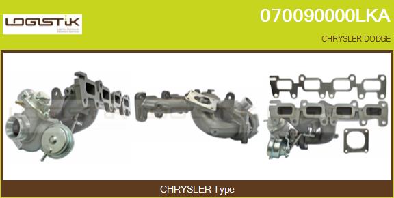 Turbocompresseur, suralimentation LGK 070090000LKA