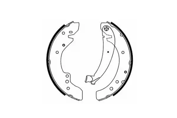Jeu de mâchoires de frein SCT - MANNOL SS 536