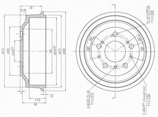 Tambour de frein AP XENERGY X654162