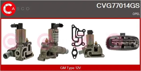Vanne EGR CASCO CVG77014GS