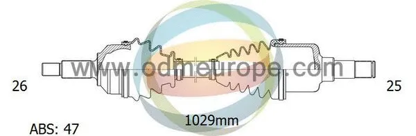 Arbre de transmission 4X4 ESTANFI EST-18-222071