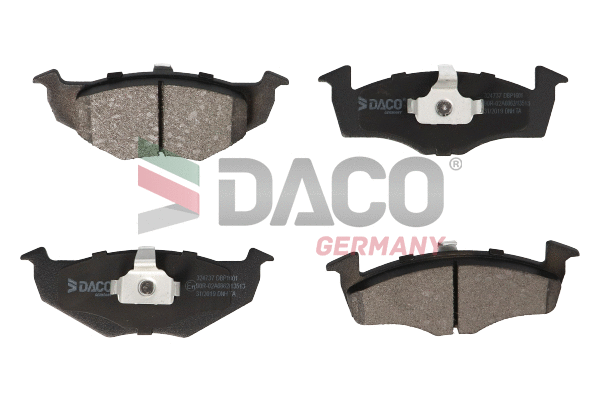 Kit de plaquettes de frein, frein à disque DACO Germany 324737