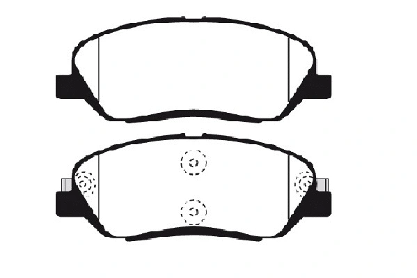 Kit de plaquettes de frein, frein à disque Technika 01686A