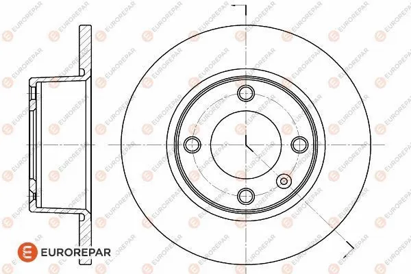 Disque de frein EUROREPAR 1618861280