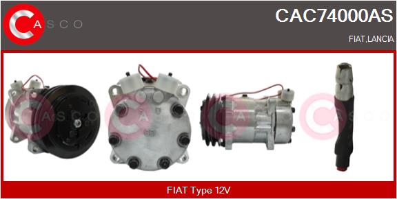 Compresseur, climatisation CASCO CAC74000AS