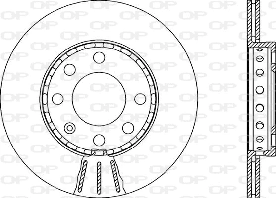 Disque de frein OPEN PARTS BDA1904.20