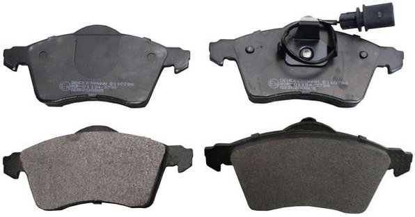 Kit de plaquettes de frein, frein à disque DENCKERMANN B110798
