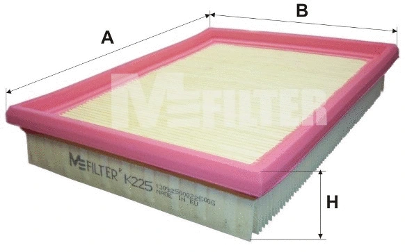 Filtre à air MFILTER K 225
