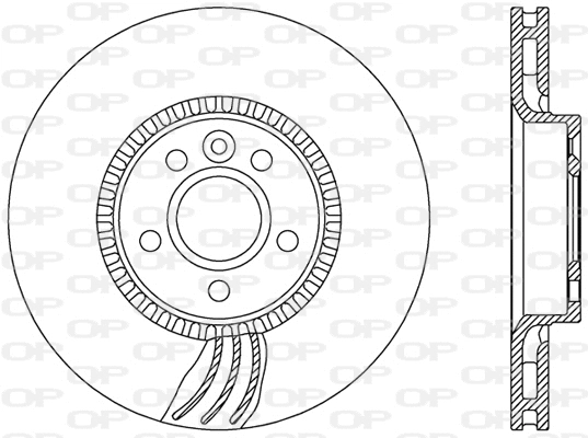 Disque de frein OPEN PARTS BDA2469.20