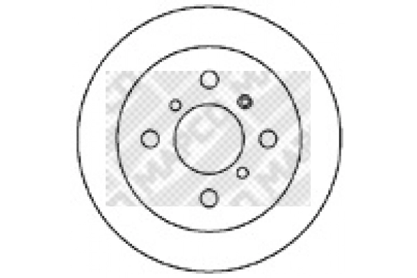 Disque de frein MAPCO 45531