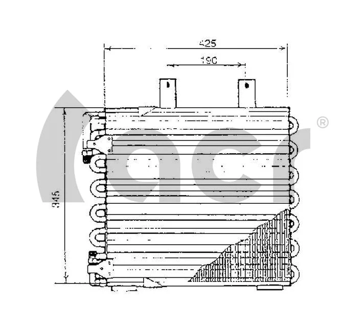 Condenseur, climatisation ACR 300192