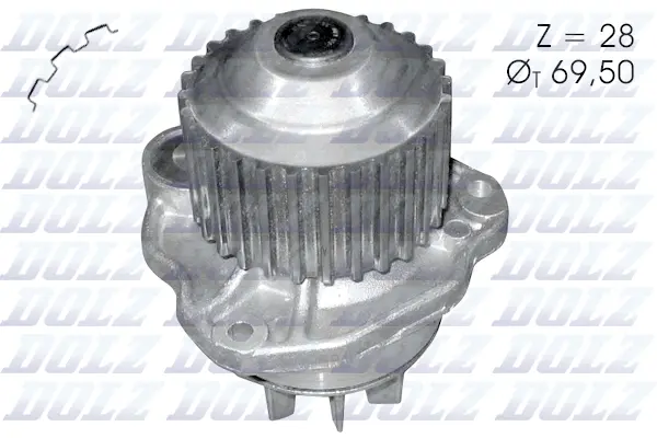 Pompe à eau, refroidissement du moteur DOLZ C135