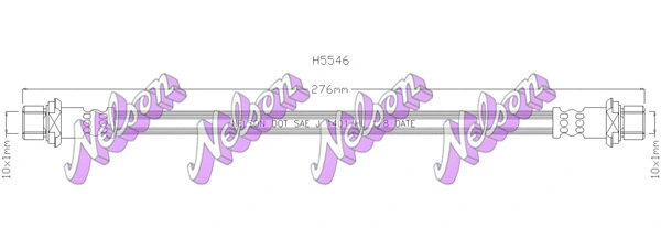 Flexible de frein KAWE H5546