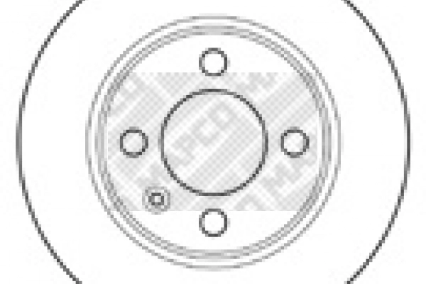 Disque de frein MAPCO 15911