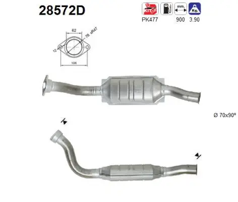 Catalyseur AS 28572D