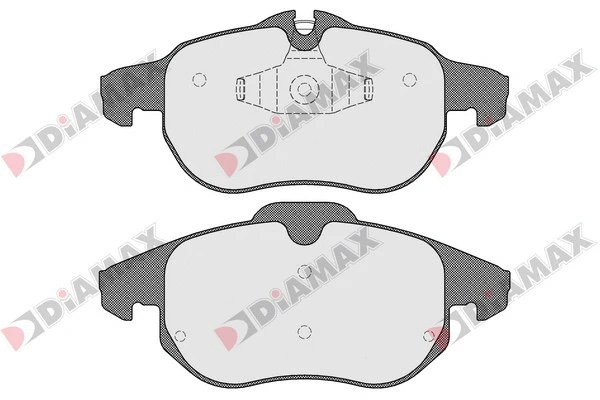 Kit de plaquettes de frein, frein à disque DIAMAX N09478