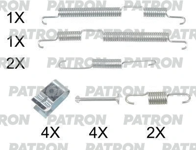 Kit d'accessoires, mâchoire de frein PATRON PSRK0229