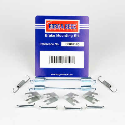Kit d'accessoires, mâchoire de frein BORG & BECK BBK6165