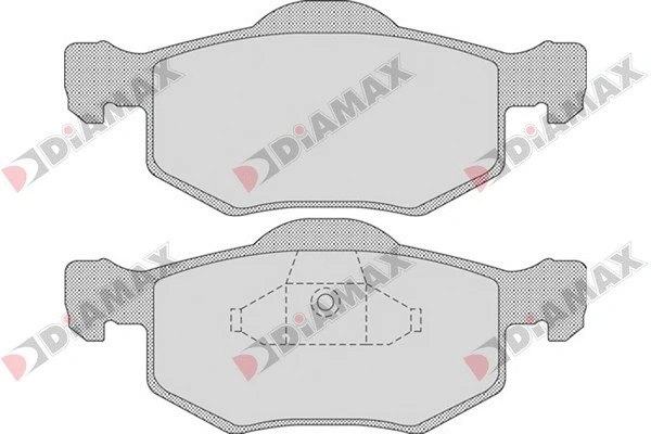 Kit de plaquettes de frein, frein à disque DIAMAX N09320