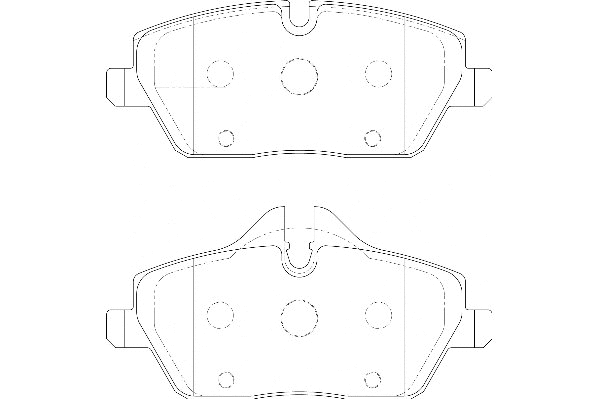 Kit de plaquettes de frein, frein à disque Omnicraft 2134970