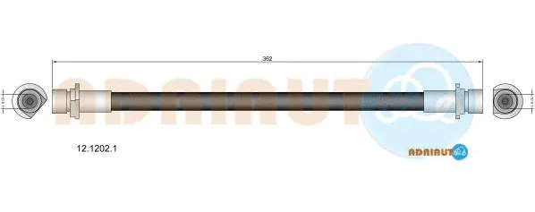Flexible de frein ADRIAUTO 12.1202.1