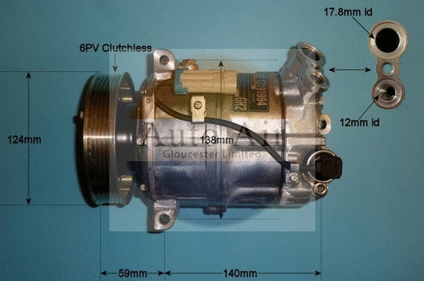 Compresseur, climatisation AUTO AIR GLOUCESTER 14-2058