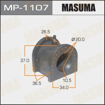 Coussinet de palier, stabilisateur MASUMA MP-1107