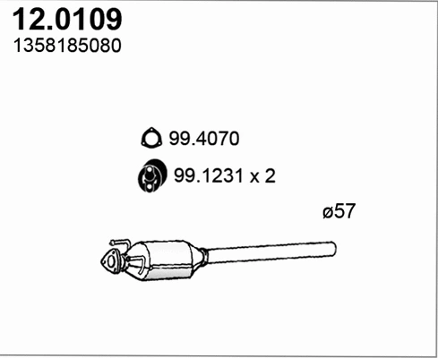 Catalyseur ASSO 12.0109