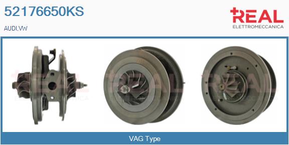 Groupe carter, turbocompresseur REAL 52176650KS