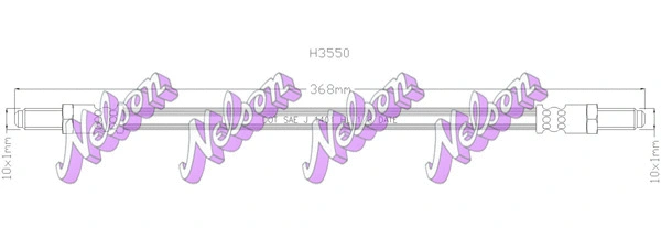 Flexible de frein KAWE H3550