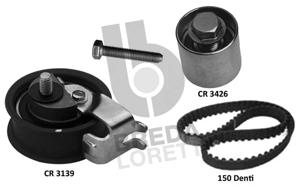 Kit de courroie crantée BREDA LORETT KCD0731