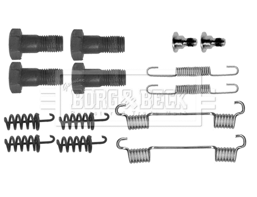Kit d'accessoires, mâchoires de frein de stationnement BORG & BECK BBK6237