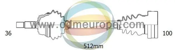 Arbre de transmission 4X4 ESTANFI EST-18-211380