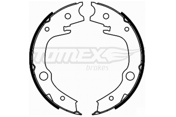 Jeu de mâchoires de frein TOMEX Brakes TX 21-86