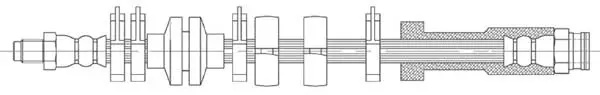 Flexible de frein Technika 15104