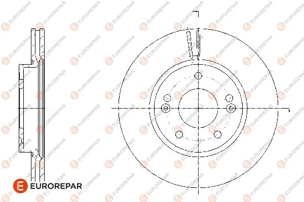 Disque de frein EUROREPAR 1667849380