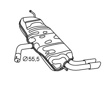 Silencieux arrière VEGAZ GmbH AS-452