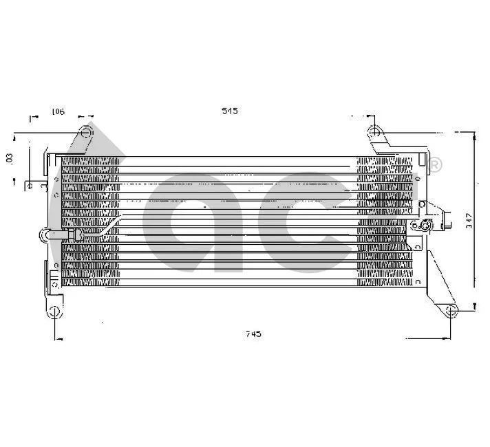 Condenseur, climatisation ACR 300292