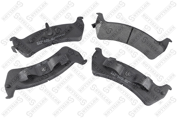 Kit de plaquettes de frein, frein à disque STELLOX 481 002-SX