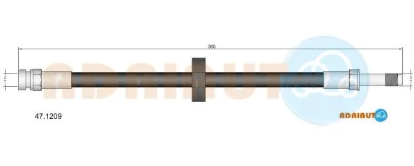 Flexible de frein ADRIAUTO 47.1209