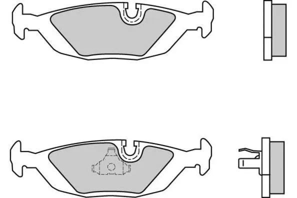 Kit de plaquettes de frein, frein à disque E.T.F. 12-0456
