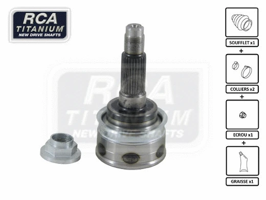 Jeu de joints, arbre de transmission RCA FRANCE MA08