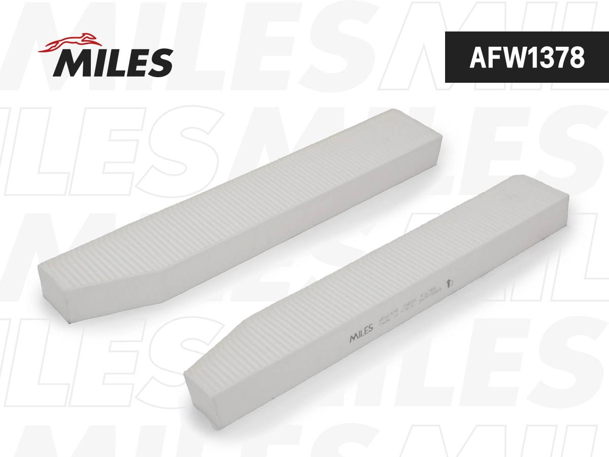 Filtre, air de l'habitacle MILES AFW1378