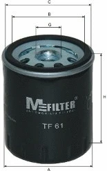 Filtre à huile MFILTER TF 61