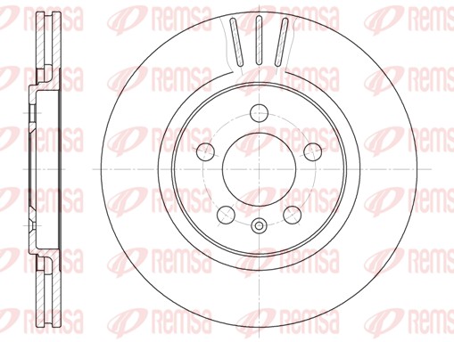 Disque de frein REMSA 6293.10