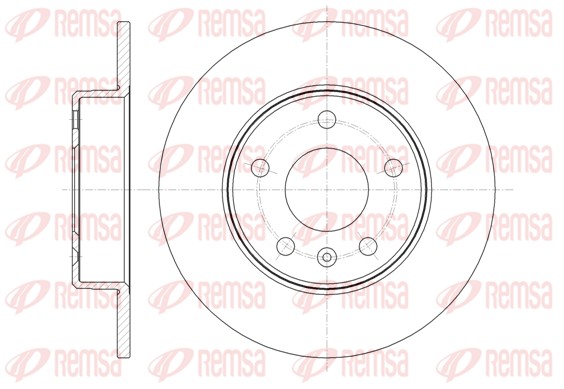Disque de frein REMSA 61468.00